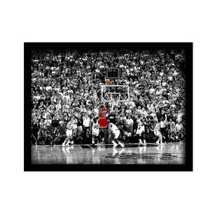 NBA篮球明星装饰画球星海报儿童房挂画书房宿舍酒吧鞋店框画相框