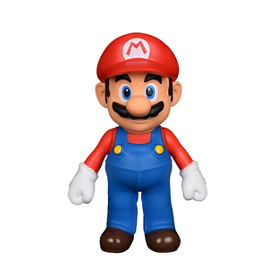 SuperMario超级玛丽玩具马里奥路易蘑菇人小手办公仔可动袋装礼物