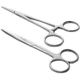 兽用不锈钢手术剪刀宠物止血钳持针钳实验用解剖器材16cm直头猪用