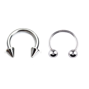 包邮张艺兴鹿晗同款耳钉不锈钢鼻钉唇钉防过敏朋克男女耳环