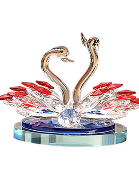 汽车除味婚房送女友礼物水晶天鹅