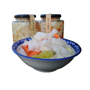 兰溪特产泡菜腌萝卜条干丁酸辣脆下饭开胃农家小咸菜自制酸甜酱菜