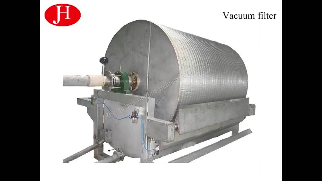 Stainless Steel Starch Rotary Vacuum Drum Filter Manufacturers India