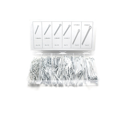 555pc开口销发夹套装弹性