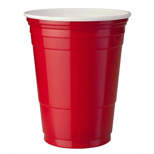 450ml红色一次性塑料杯beer pong杯redcups杯子歌的杯子派对杯子
