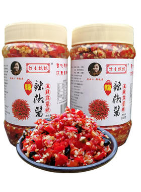 竹乡飘飘江西豆鼓蒜香蒜蓉辣椒酱