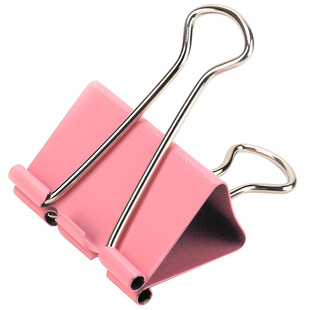 得力彩色长尾夹大号试卷文件燕尾夹中号金属票据夹办公用品书夹子多功能小号凤尾夹资料小夹子文具长尾票夹