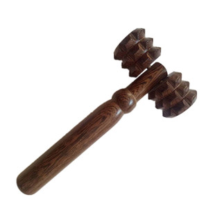 鸡翅木手动按摩器木质滚轮式保健器材脚底背部按摩轮滚轮全身按摩