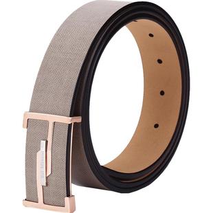 高档原创设计男士皮带真皮2026新款内扣式休闲裤带商务腰带平滑扣