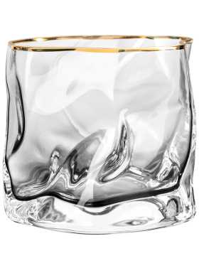 北欧极简耐热玻璃威士忌杯