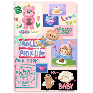 【Molly莫莉】适用苹果ipadpro保护壳2021Pro11带笔槽10.2寸2020三折ipad9第九代air5/4平板mini6全包防摔3套