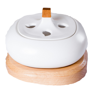 方圆电子熏香炉陶瓷定时调温品香器沉香檀香香丸香粉新款酉圆工坊