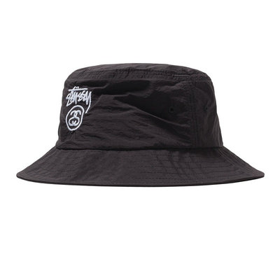 stussy黑色渔夫帽