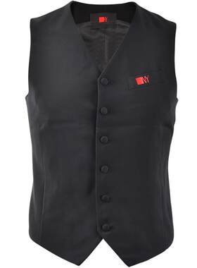 纳艺摩登舞马甲上衣表演服舞服男