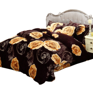 冬季牛奶绒四件套法莱绒加厚保暖绒法兰绒床单被套1.8m床上用品