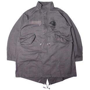 PACKRATS17SS FULL METAL JACKET M65 PARKA美军越战鱼尾宽松风衣