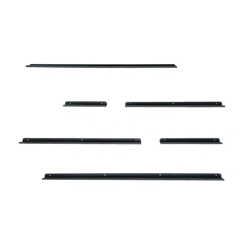 墙上金色收纳美甲店一字置物架
