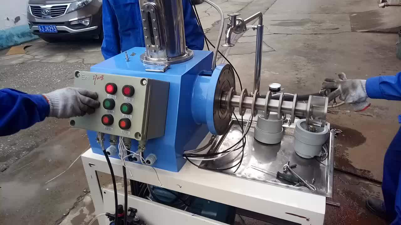 Horizontal Nano Bead Mill Machine For Tio2 Powder / Hard Metals And