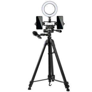 直播三脚架手机支架主播三机位多平台YY 快手 直播设备三角架