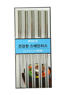 韩国进口防烫方形家庭装筷子