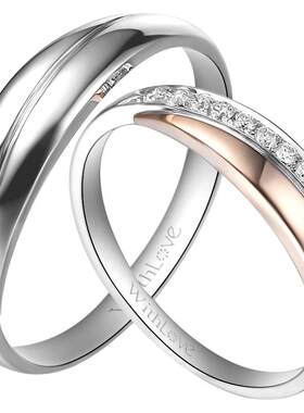 WithLove18K金结婚钻石戒指定制