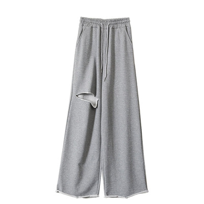 高腰的高个子加长长裤