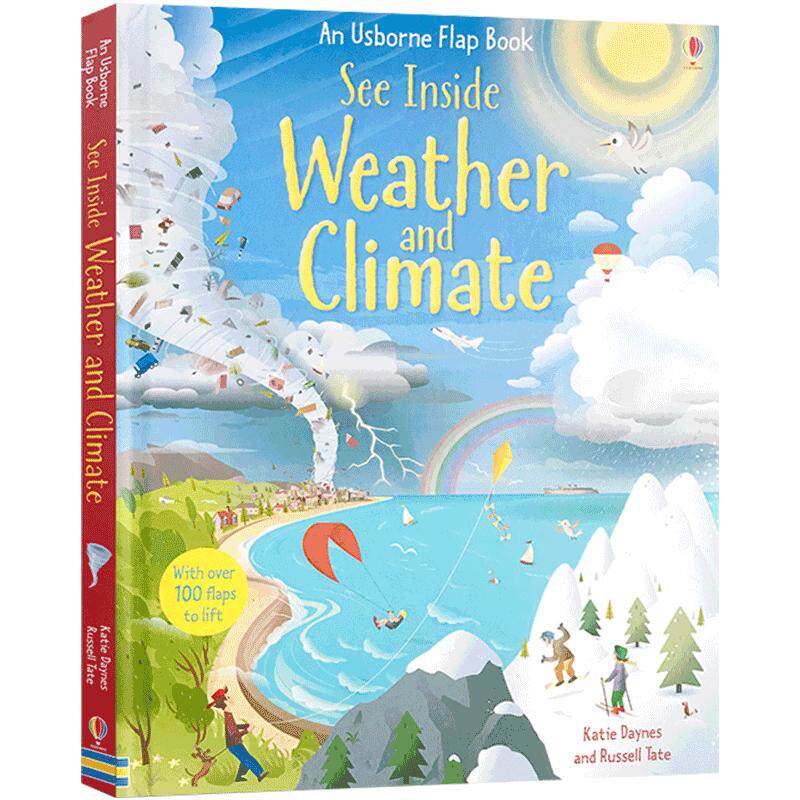 英文原版看里面系列：See Inside Weather & Climate 揭秘天气儿童启蒙早教认知科普读物 科普立体翻翻纸板书 Usborne 6岁以上