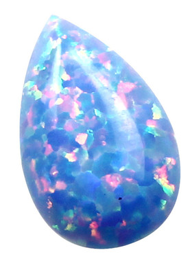 平底水滴形状欧泊日韩风裸石戒面