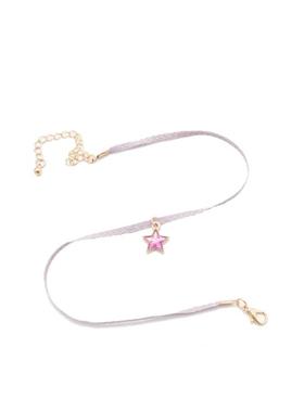 choker日韩风森系紫色脖子饰品