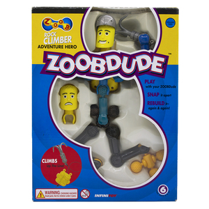 INFINITOY ZOOBDUDE骨架结构棒爬山员卡通人偶ZOOB关节拼插积木