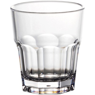 扬格亚克力水杯PC塑料果汁啤酒杯自助餐杯茶杯防摔杯子【五只装】