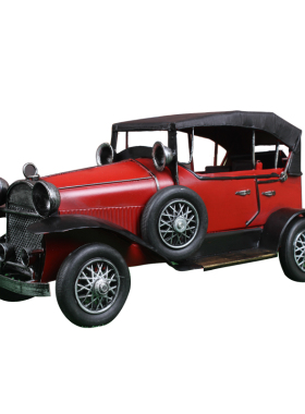 老爷车复古风铁艺家居客厅装饰品