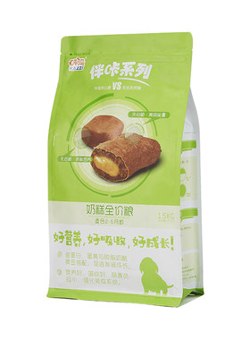 咔滋奶糕夹心双拼狗粮蛋黄奶酪