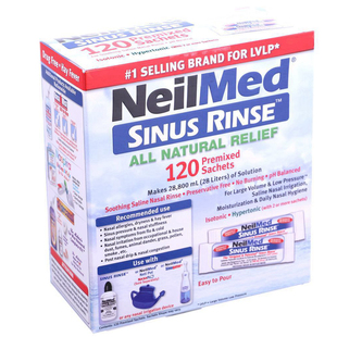 Neilmed洗鼻专用成人儿童电动洗鼻器雾霾鼻痒120包美国进口