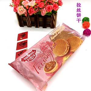 拉丝饼干 俄罗斯进口蜂蜜拉丝饼干 华夫饼  瓦夫蜂蜜拉丝饼干