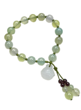 纯然饰品铃铛小清新风可爱白玛瑙