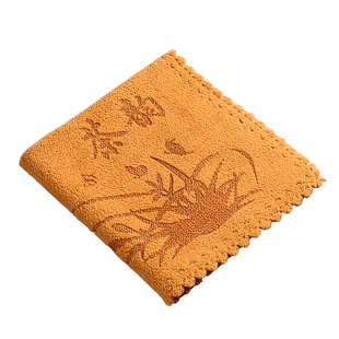 茶巾吸水茶布茶巾高档加厚大号方形抹布小方巾茶具茶桌茶道配件