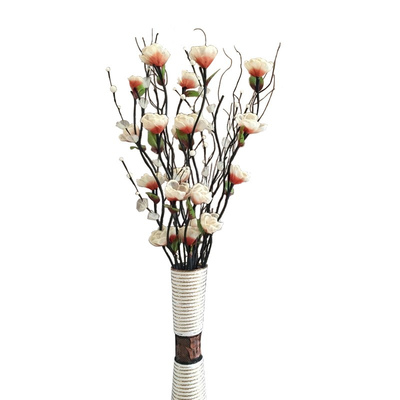 叶脉仿真花花束假花玄关落地室内