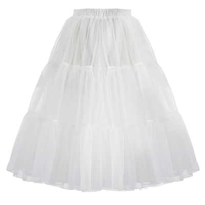 洛丽塔裙撑55CM中长款蓬蓬裙
