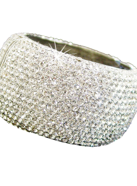 美国代购性感水钻镶嵌手镯