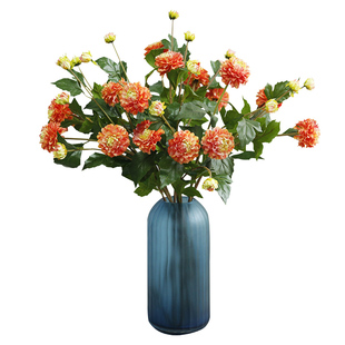 晶华造花仿真花大理花假花花束客厅卧室装饰花桌面装饰仿真花艺