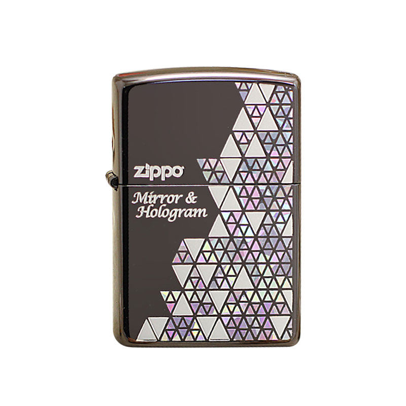 zippo芝宝打火机绚丽黑冰