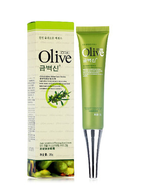 送2面膜韩伊olive保湿补水眼霜