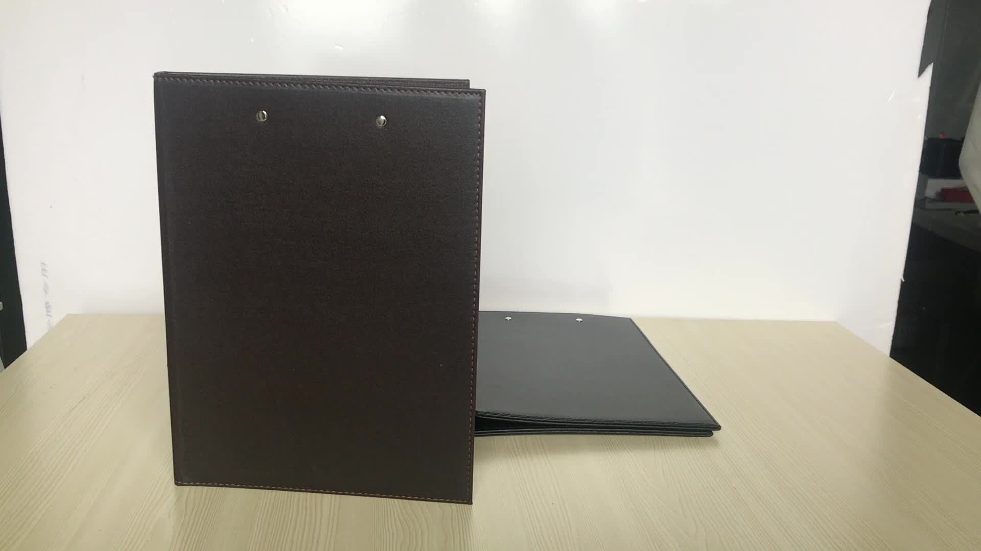 Faux Leather A4 Lever Arch File Cover Clipboard Paper Documents Storage