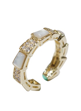 时尚网水晶钻小众设计师款女戒指