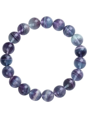 萤石珠宝直播梦幻多圈水晶手链