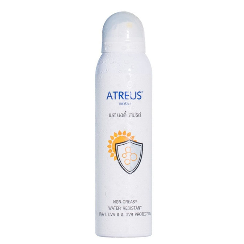 泰国ATREUS防晒喷雾spf50+防水牛奶美白学生全身防紫外线清爽不油