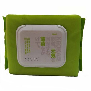 柯尤卡薄荷提神醒脑湿巾开车学习防困瞌睡清醒消乏清凉10包300片