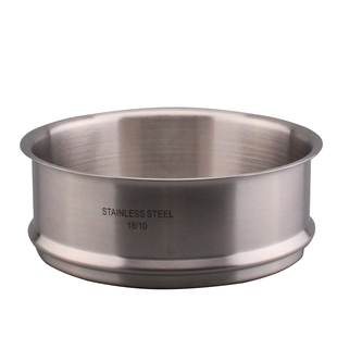 加厚18cm蒸笼，18/10不锈钢蒸格304蒸架蒸锅蒸屉加高不积水可叠加