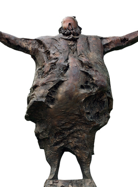 音乐主题风雕像玻璃钢仿铜定制